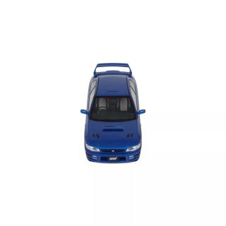 SUBARU IMPREZA WRX TYPE R STI VER. V LIMITED SONIC BLUE 1999 OttO mobile 1:18 Resinemodell (Türen, Motorhaube... nicht zu öffnen!)